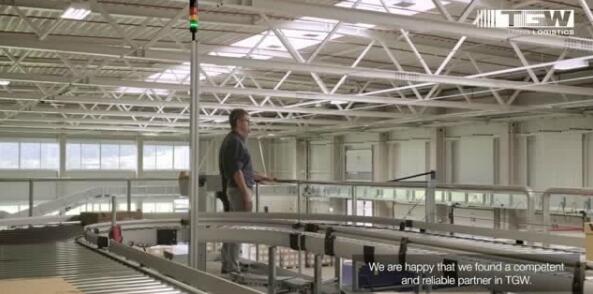 欧洲电商高度自动化物流，存取速度高达3000个料箱/小时