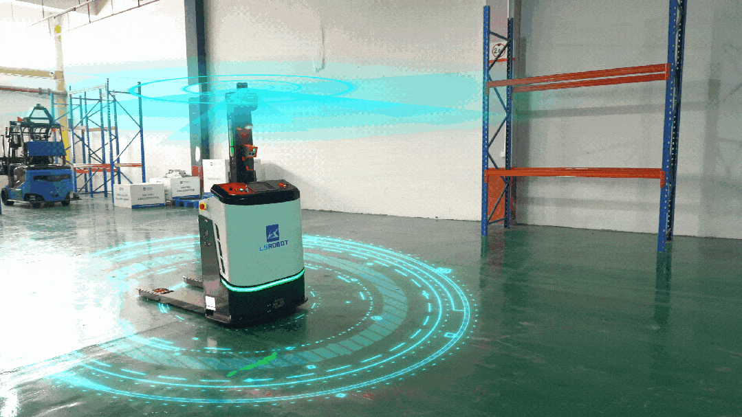 轻量级搬运王者：镭神智能LXST20-D3D SLAM无人叉车，高效安全新选择